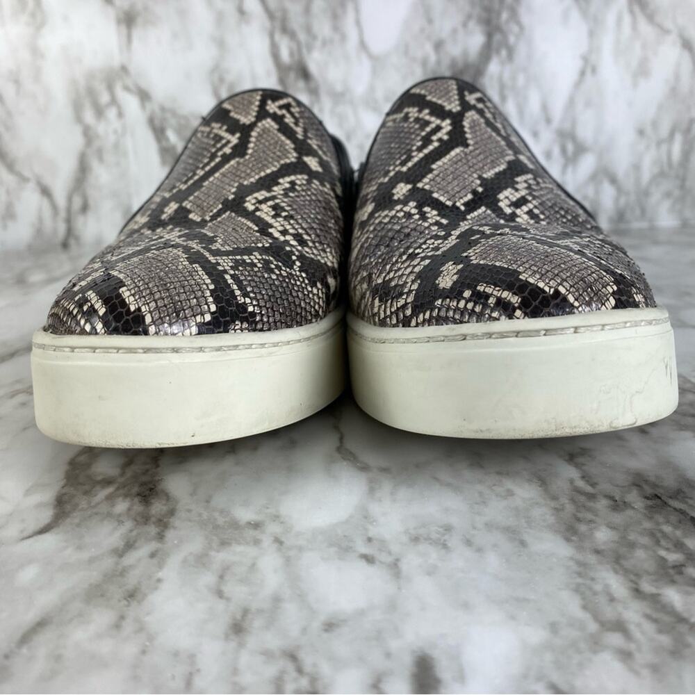 Vince Garvey Embossed Python Snake Print Almond-T… - image 8